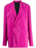 Lemaire Double Breasted Blazer - Pink
