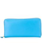 Comme Des Garçons Wallet 'colour Plain' Wallet - Blue