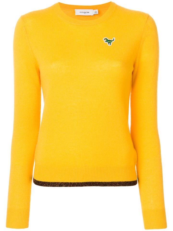 Coach Crew Neck Sweater - Yellow & Orange