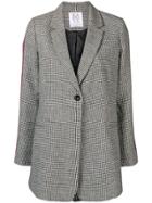 Zoe Karssen Side-stripe Fitted Blazer - Black
