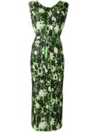 Christian Wijnants - Sleeveless Floral Dress - Women - Polyester - 42, Women's, Black, Polyester