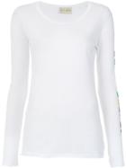 Andrea Bogosian 'love Deeply' Embroidery Blouse - White