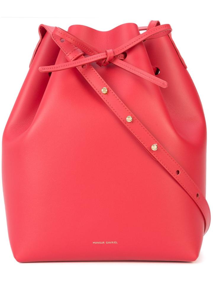 Mansur Gavriel Bucket Bag - Red