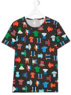 Paul Smith Junior Bicycle Racing Top Print T-shirt - Black