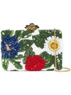 Oscar De La Renta Rogan Box Clutch - White