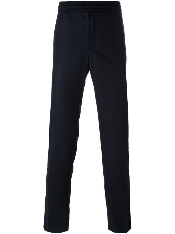 Moncler Classic Straight Leg Trousers - Black