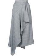 Rachel Comey Ruffle Front Midi Skirt - Grey