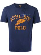 Polo Ralph Lauren Printed Short Sleeve T-shirt, Men's, Size: Medium, Blue, Cotton