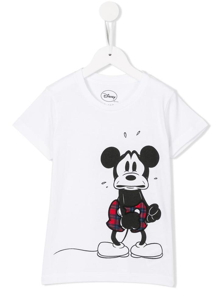 Little Eleven Paris Mickey Mouse T-shirt, Boy's, Size: 10 Yrs, White