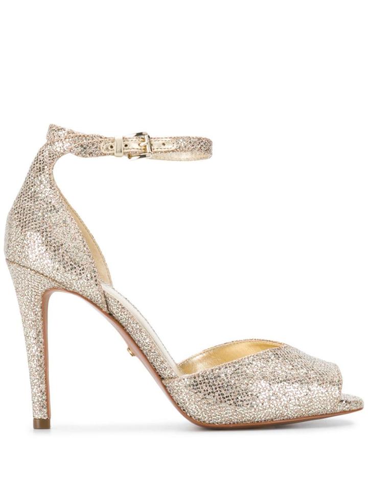 Michael Michael Kors Textured Sandals - Silver