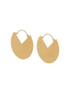 Isabel Marant Geometric Drop Earrings - Metallic