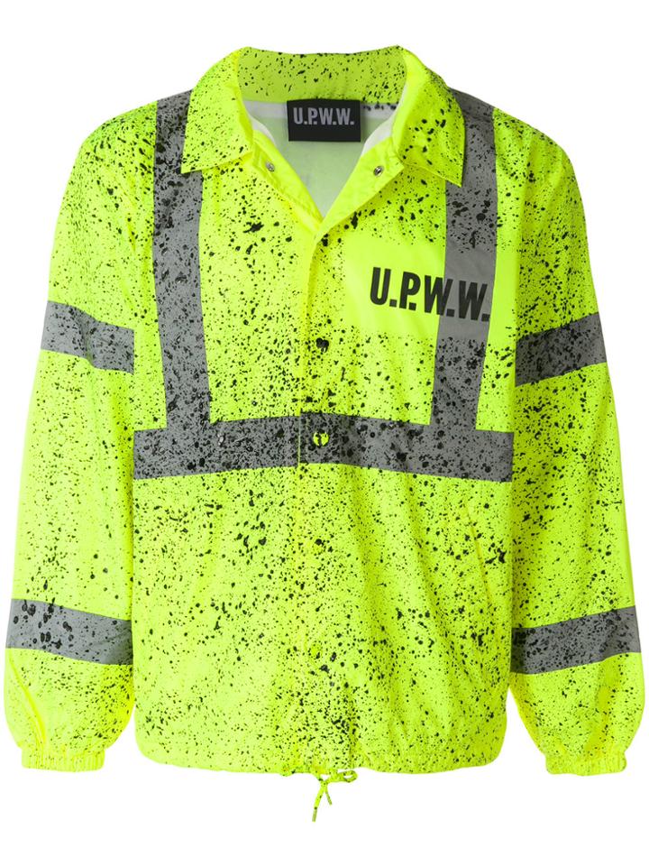 Utility Pro Hi Vis Printed Jacket - Yellow & Orange