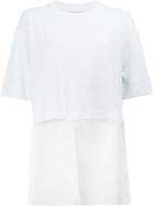 Marni - Two Part T-shirt - Women - Cotton/polyester - 38, White, Cotton/polyester