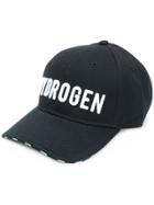 Hydrogen Embroidered Logo Cap - Black