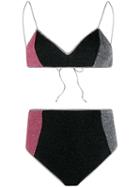 Oseree Lumiere High-rise Bikini Set - Black