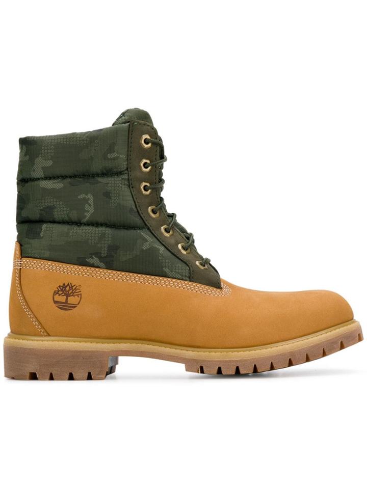 Timberland Premium Contrast Boots - Green