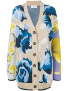 Pringle Of Scotland Floral Jacquard Cardigan - Neutrals