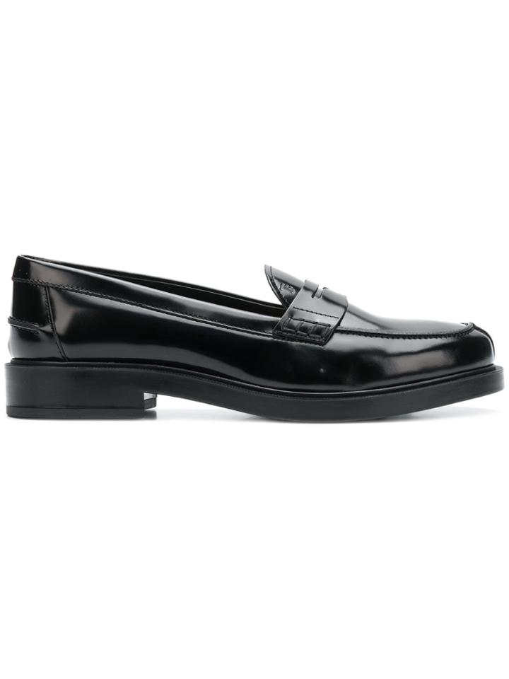Tod's Patent Moccasins - Black