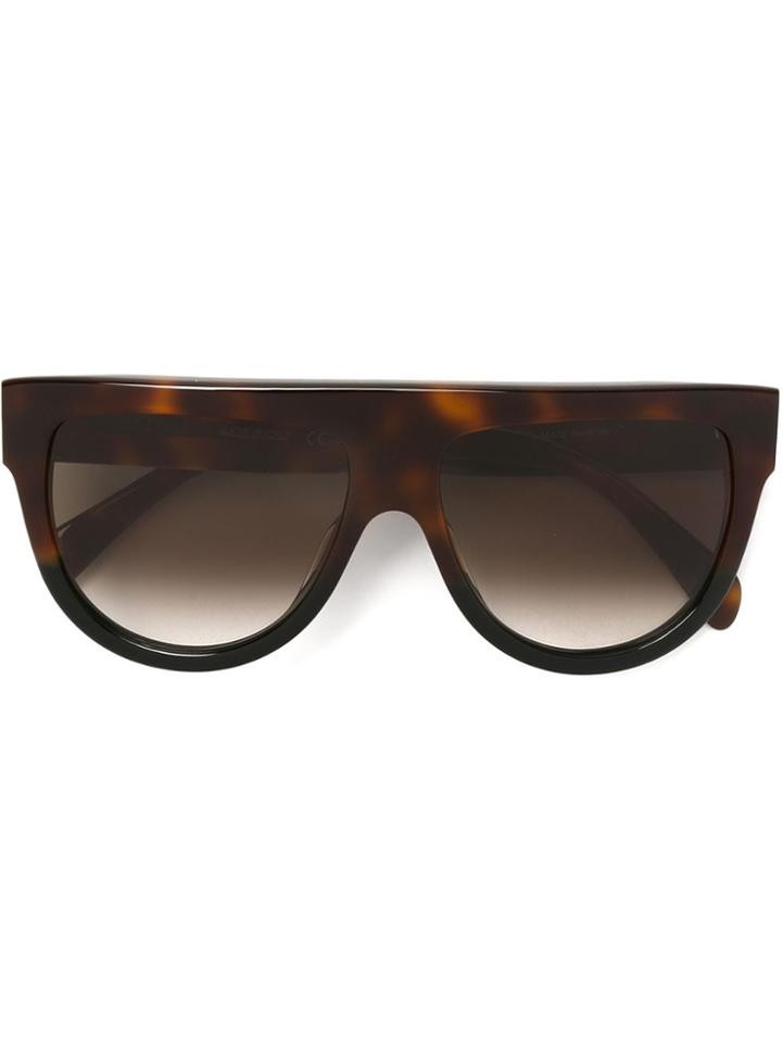 Celine Eyewear 'shadow' Sunglasses - Brown