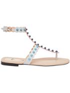 Fendi Studded Open-toe Sandals - White
