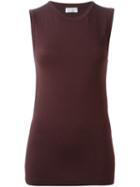 Brunello Cucinelli Classic Tank Top, Women's, Size: Large, Red, Cotton/spandex/elastane