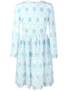 Huishan Zhang - Crochet Lace Dress - Women - Polyester/silk - 10, Blue, Polyester/silk