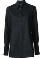 Yang Li Soft Dress Shirt, Women's, Size: 40, Black, Cotton