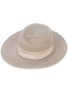 Maison Michel - Wide Brim Hat - Women - Straw - L, Nude/neutrals, Straw
