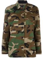 Rag & () /jean Camouflage Military Jacket, Women's, Size: Xs, Cotton