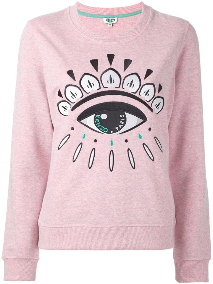 Kenzo 'eye' Sweatshirt, Women's, Size: Small, Pink/purple, Cotton