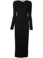 T By Alexander Wang Fine Knit Fitted Dress