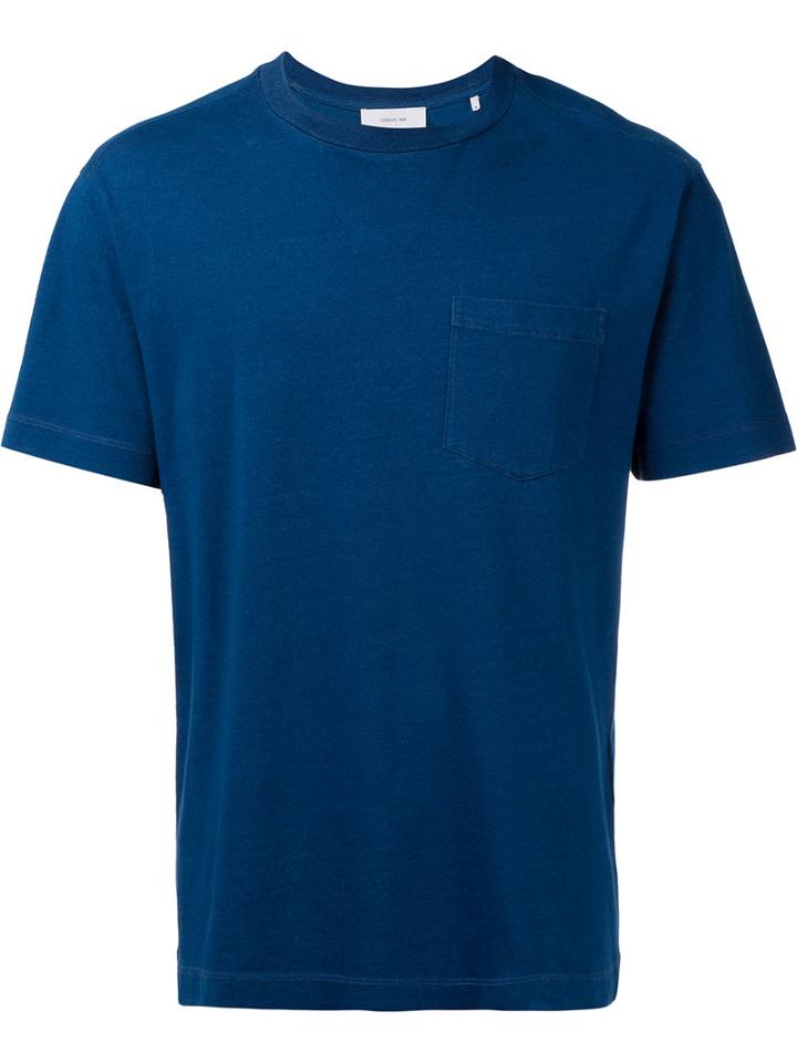 Cerruti 1881 - Chest Pocket T-shirt - Men - Cotton - M, Blue, Cotton