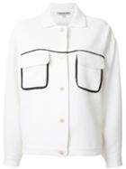 Edeline Lee Gabo Jacket, Women's, Size: 8, White, Polyester/spandex/elastane
