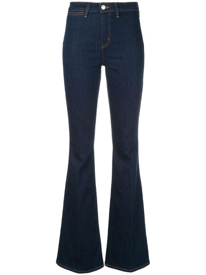 L'agence High-waisted Flared Jeans - Blue