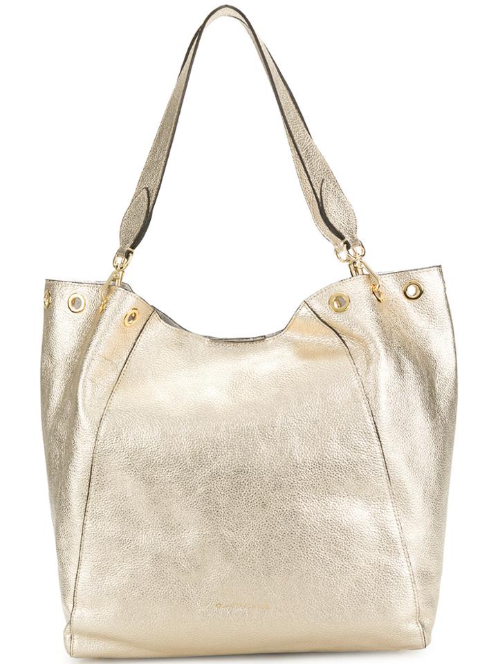 L'autre Chose Wide Shoulder Bag - Metallic