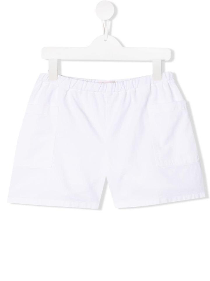 Bonpoint Teen Classic Casual Shorts - White