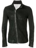 The Viridi-anne Leather Zip Jacket - Black