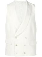 Gabriele Pasini Tailored Fitted Waistcoat - White