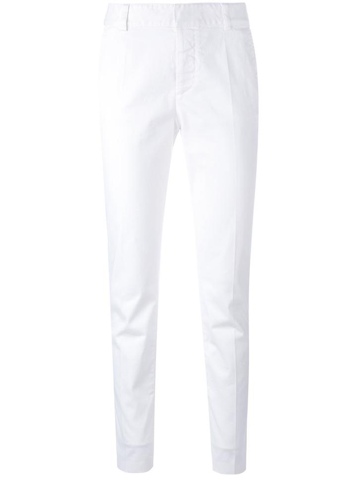 Dsquared2 - Denim Skinny Jeans - Women - Cotton/spandex/elastane - 44, White, Cotton/spandex/elastane