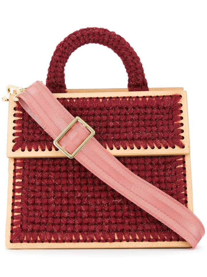 0711 Large Copacabana Tote Bag - Red
