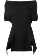 Rick Owens Sculpted Top, Women's, Size: 40, Black, Viscose/cotton/spandex/elastane