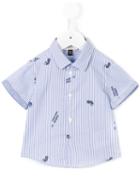 Armani Junior - Short Sleeved Shirt - Kids - Cotton - 18 Mth, White