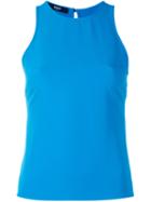Versus - Sleeveless Top - Women - Polyester/spandex/elastane - 38, Women's, Blue, Polyester/spandex/elastane