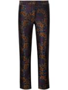 Yigal Azrouel Jacquard Straight Cropped Trousers