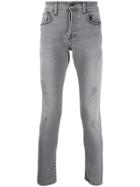Prps Distressed Slim-fit Jeans - Grey