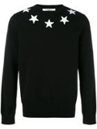 Givenchy Star Appliqué Sweatshirt, Men's, Size: Xs, Black, Cotton/polyester