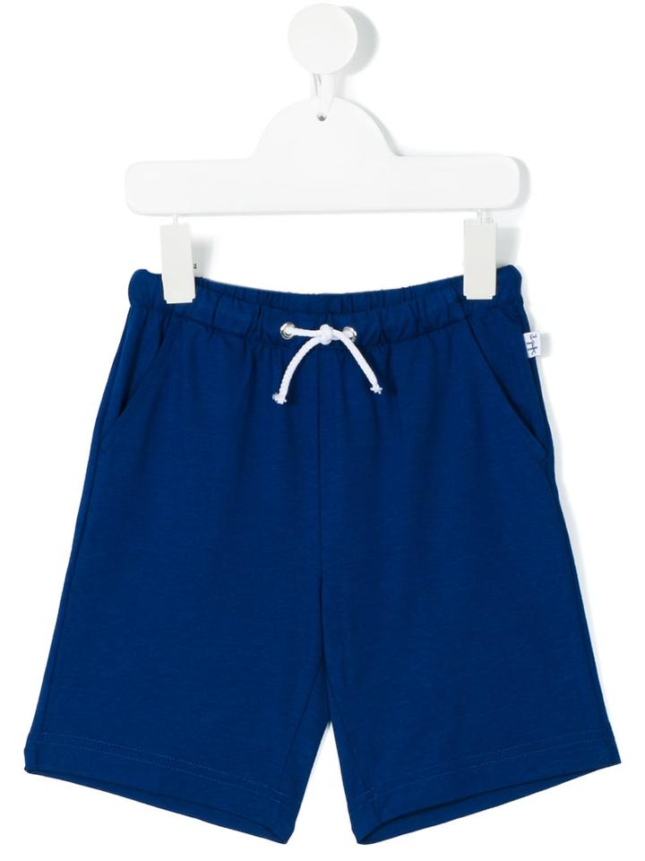 Il Gufo - Track Shorts - Kids - Cotton/elastodiene - 2 Yrs, Blue