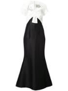 Carolina Herrera - Panel Flared Gown - Women - Silk/cotton - 10, Black, Silk/cotton