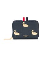 Thom Browne Duck Embossed Navy Short Wallet - Blue