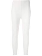 Gloria Coelho Skinny Cropped Trousers - White